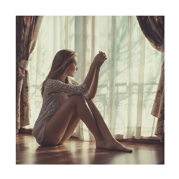 Kalynsky 'Waiting For Love' Canvas Art