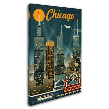 Lantern Press 'Travel 123' Canvas Art