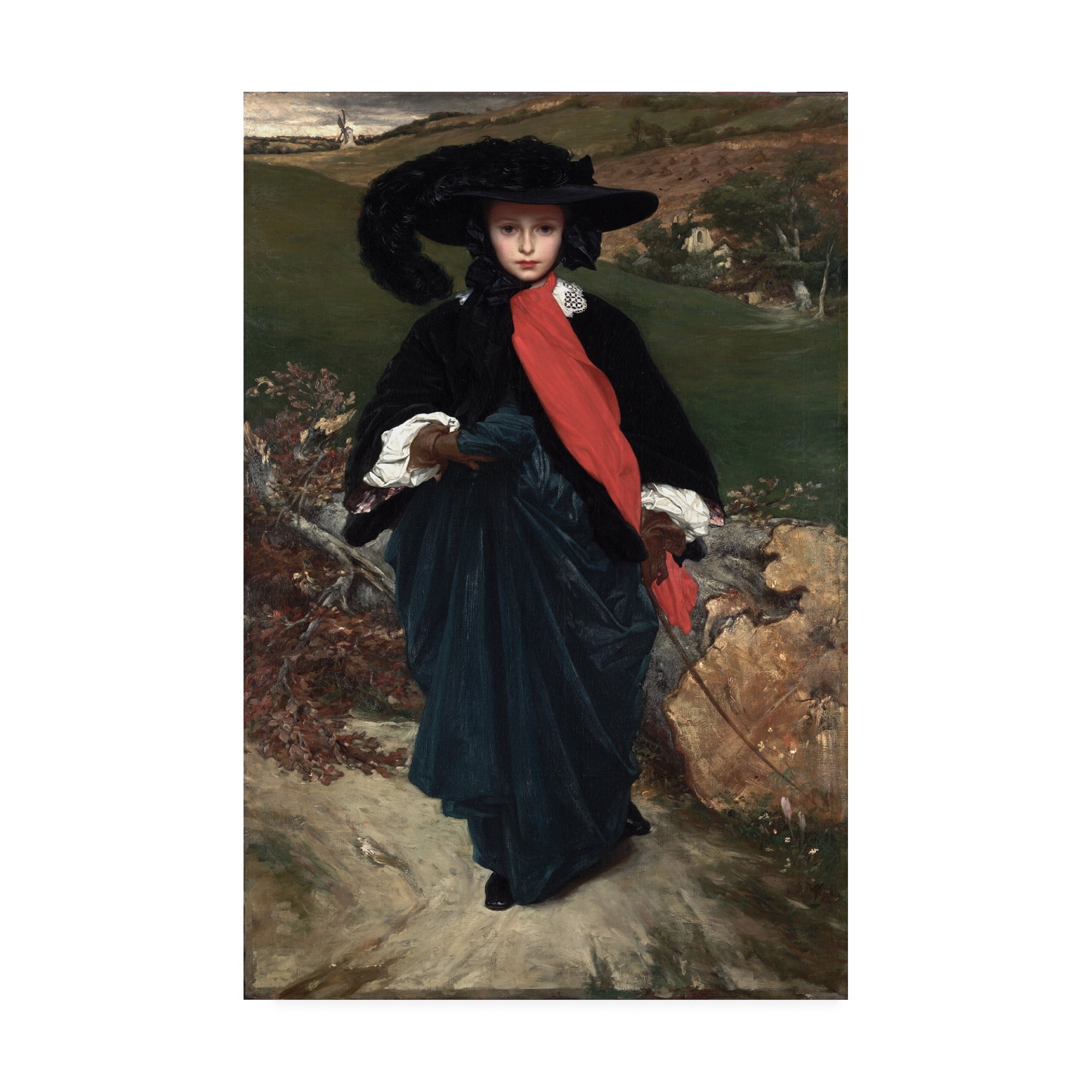 Leighton 'Portrait of May Sartoris' Canvas Art