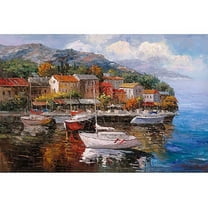 Trademark Fine Art Joval At Sea Canvas Wall Art - 14x19
