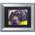 thumbnail image 1 of Dean Russo 'Savvy Labrador' Black Matted Framed Art, 1 of 2