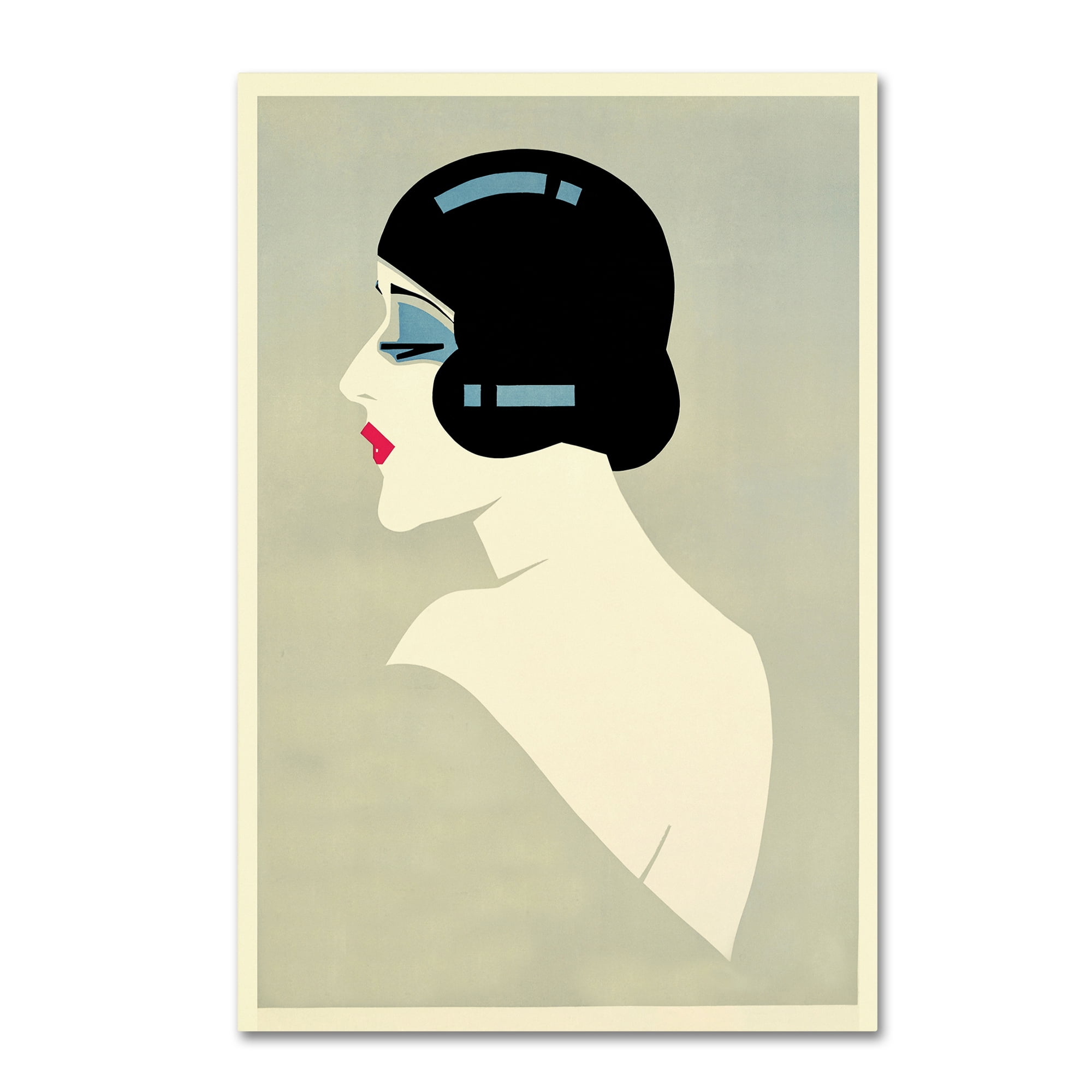 Vintage Lavoie 'Deco 26' Canvas Art