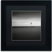 Dave MacVicar 'Erieau 1' Black Matted Framed Art