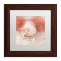 Li Bo 'Hibiscus IV' Matted Framed Art
