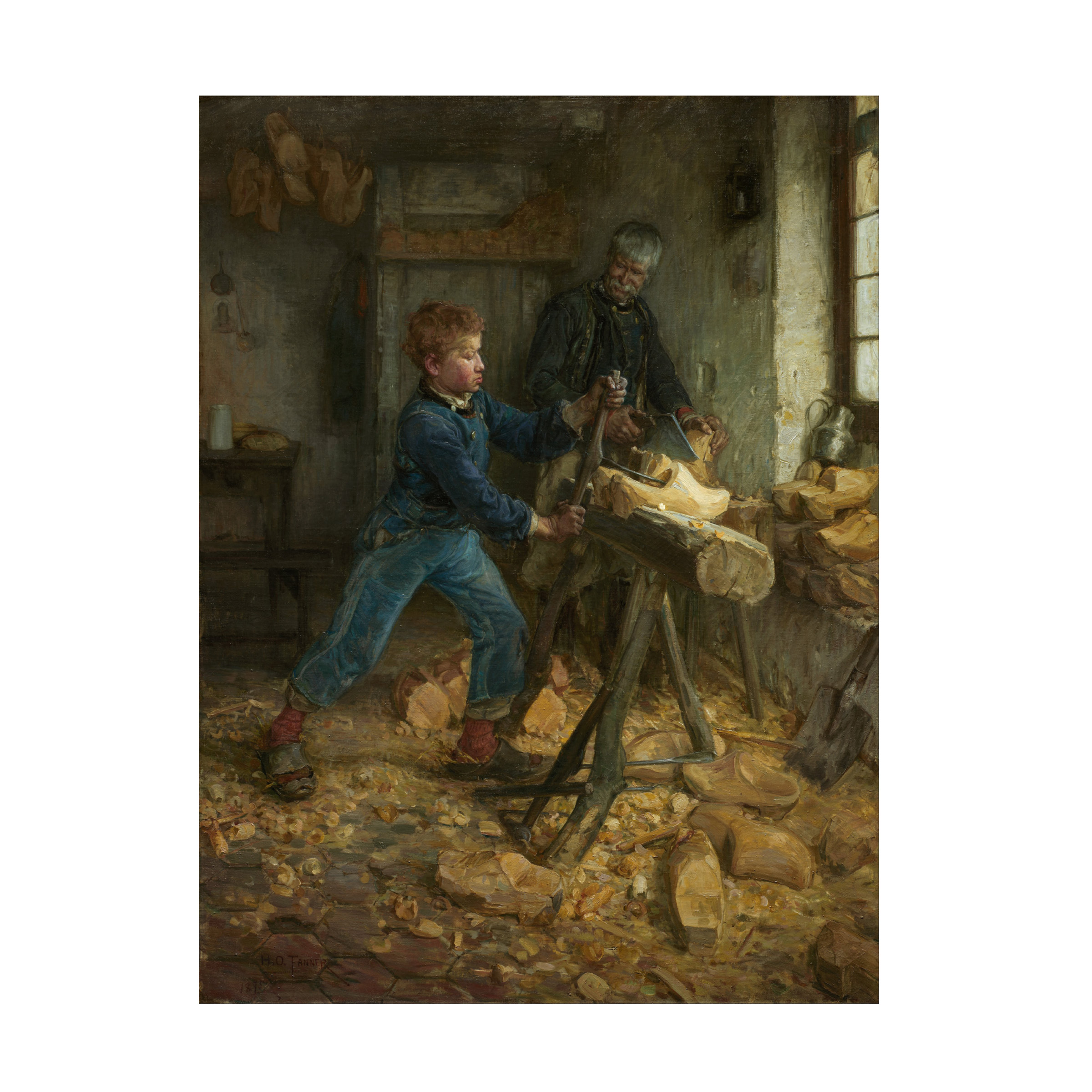 Henry Ossawa Tanner 'The Young Sabot Maker' Canvas Art