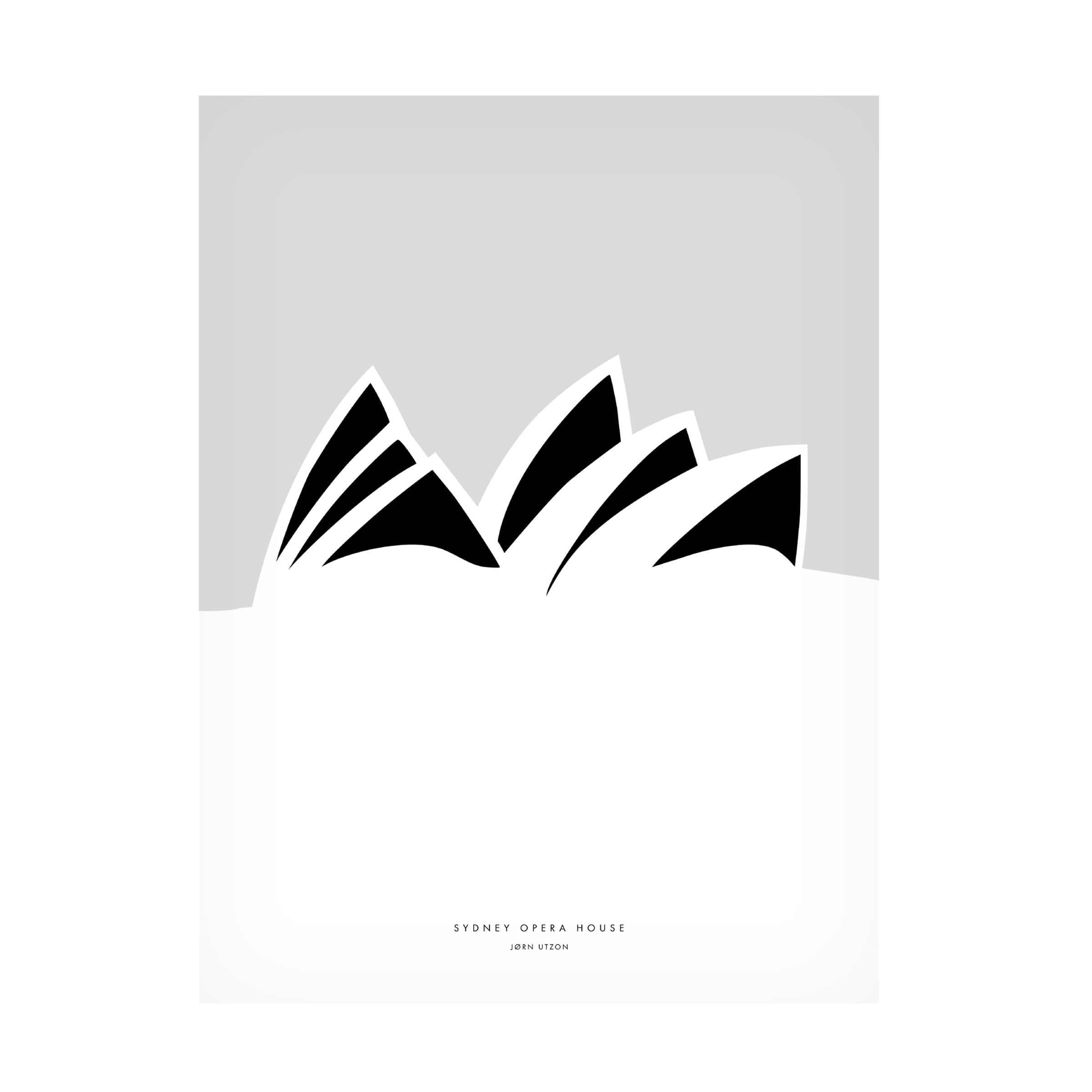 Rosana Laiz Blursbyai 'Minimal Sydney Opera House' Canvas Art
