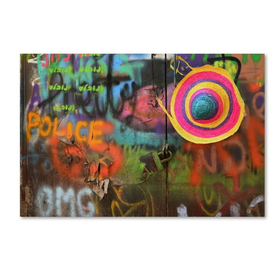 Izak Katz 'Street Colors' Canvas Art