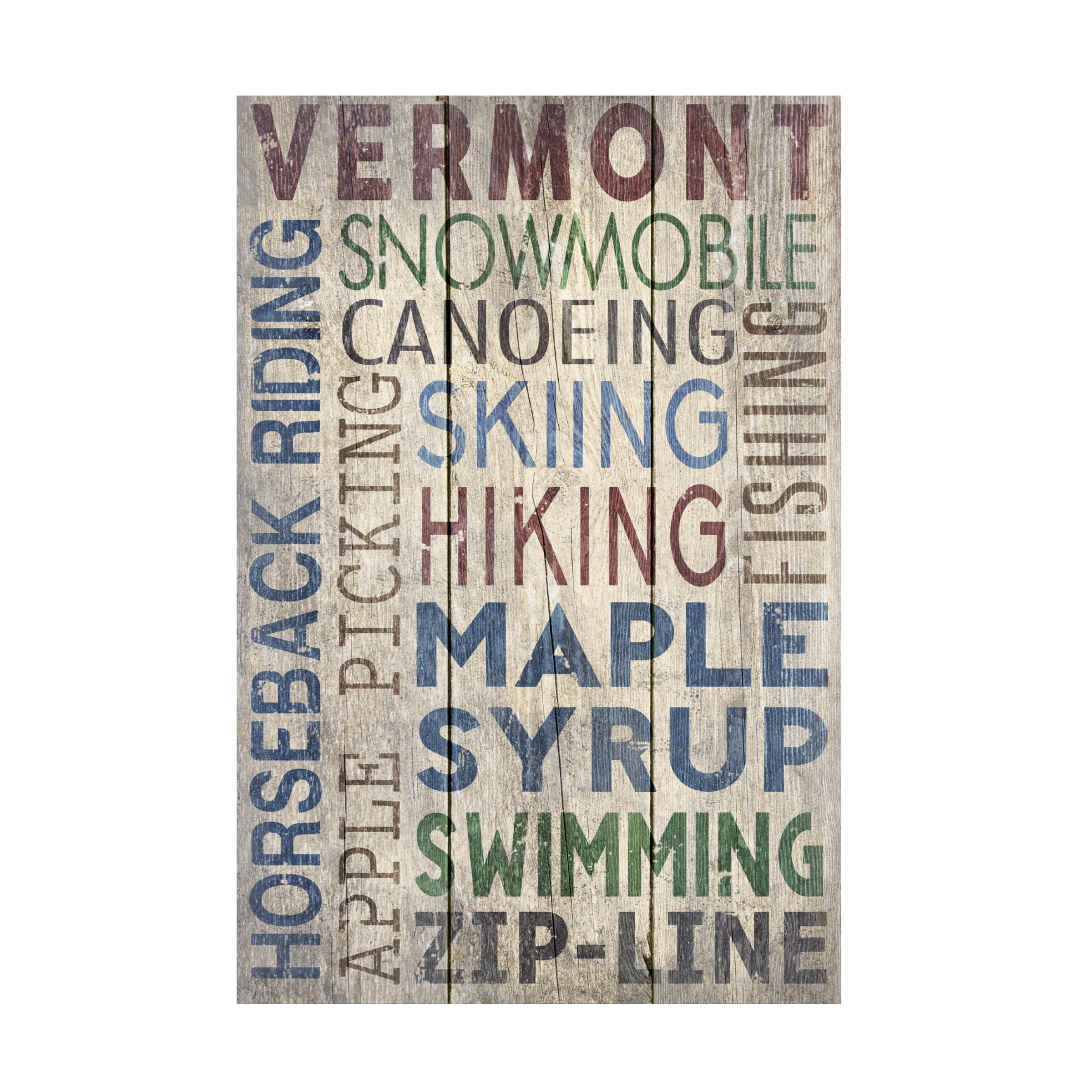 Lantern Press 'Vermont' Canvas Art