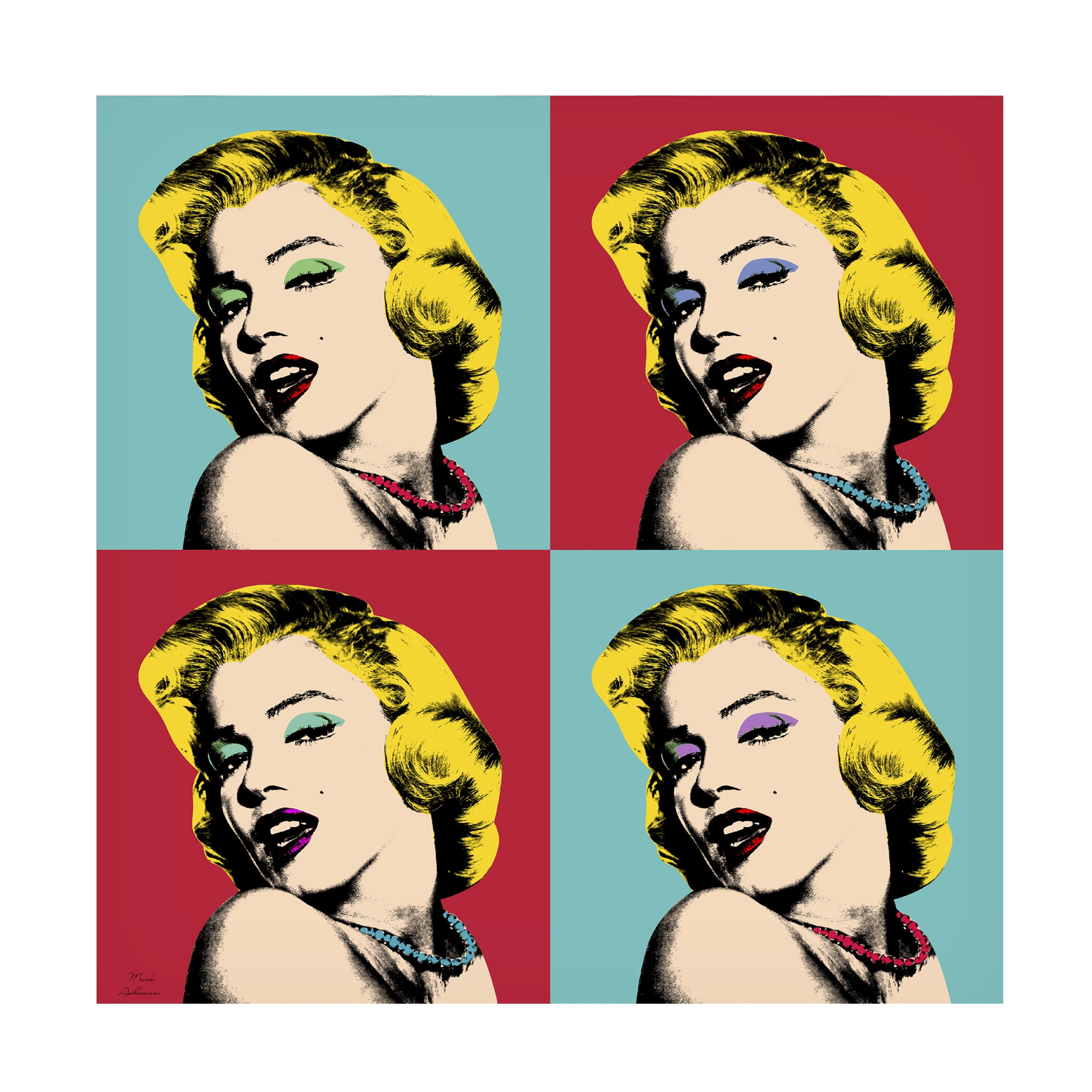 Mark Ashkenazi 'Pop Art Collage' Canvas Art