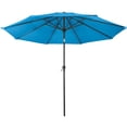 thumbnail image 1 of Villacera 9FT Outdoor Patio Umbrella Shade with Auto Tilt, Blue, 1 of 8