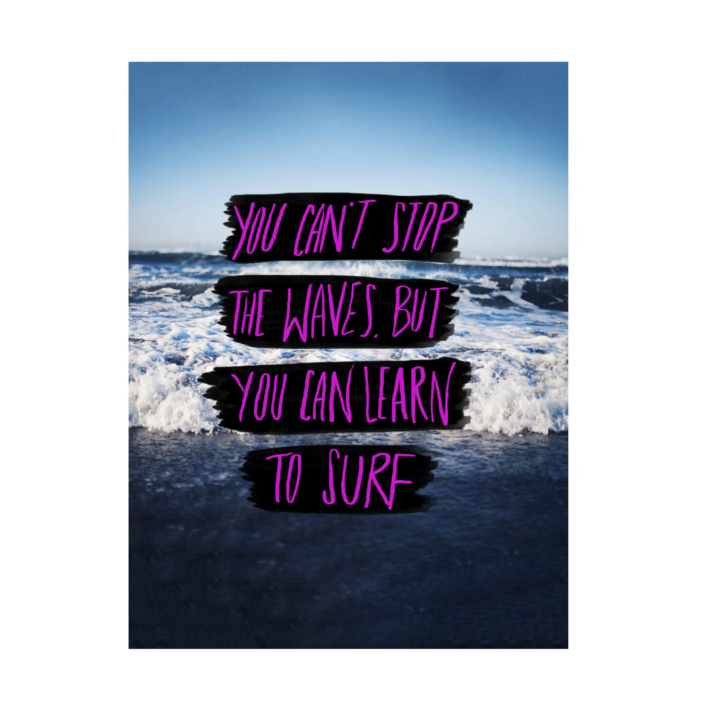 Leah Flores 'Learn to Surf' Canvas Art