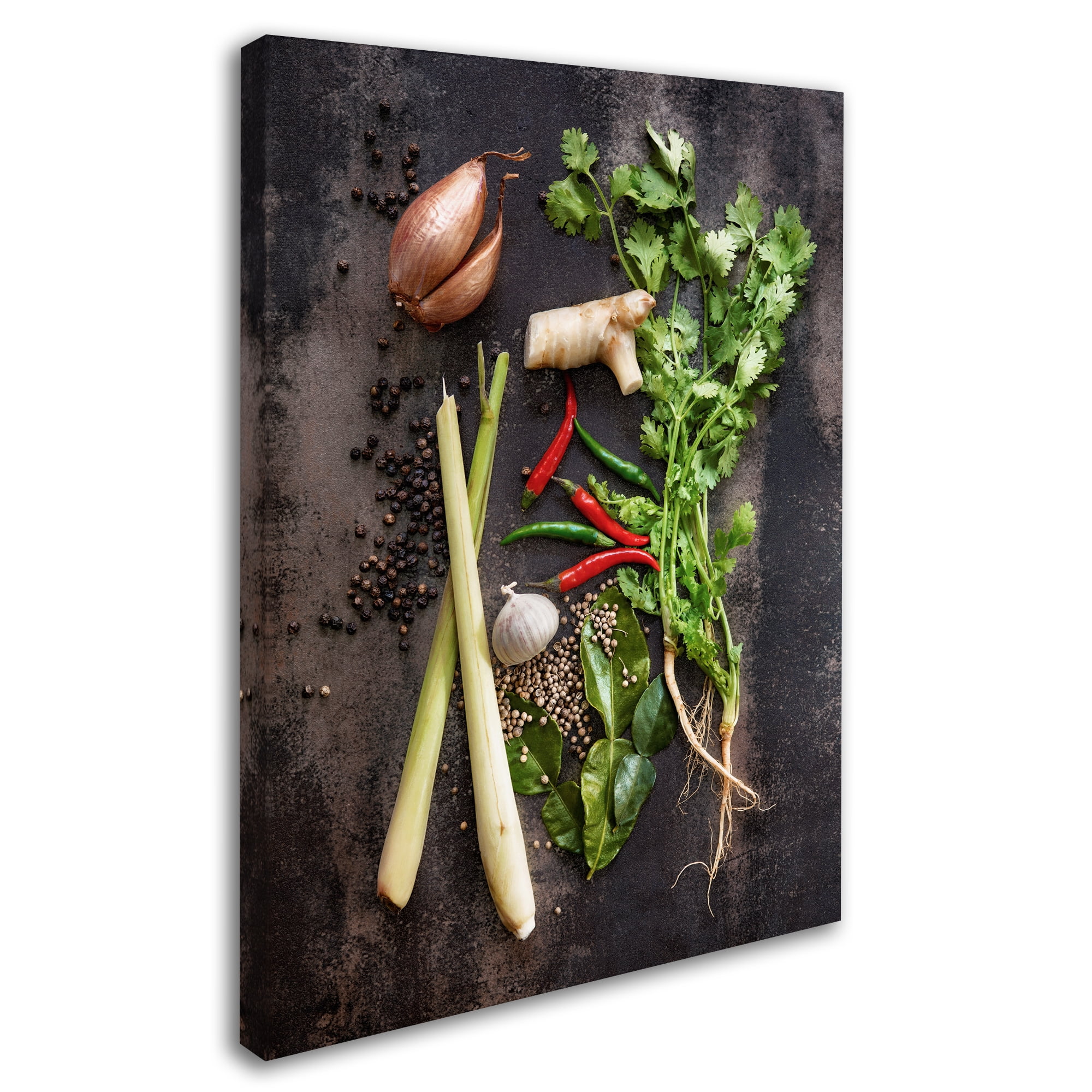 Johanna 'Vegetables' Contemporary Canvas Wall Art