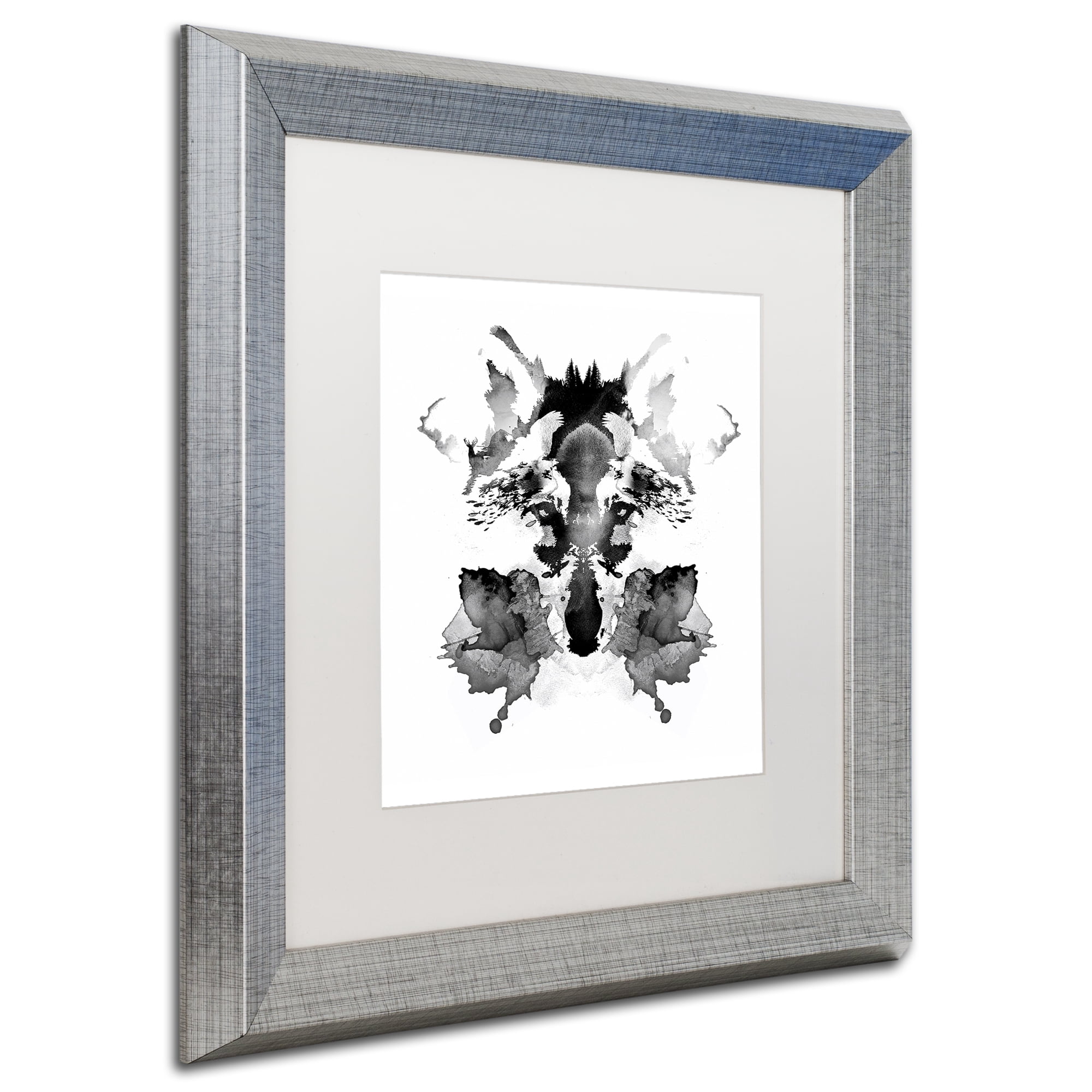 Robert Farkas 'Rorschach' Matted Framed Art