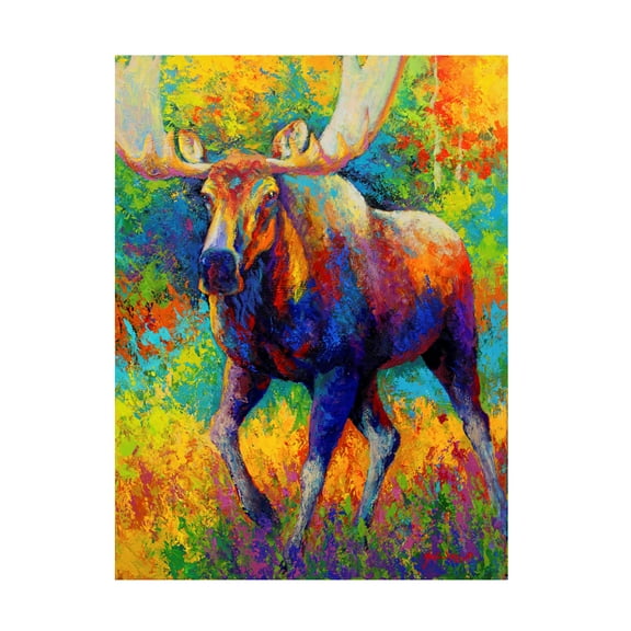 Marion Rose 'Bull Moose' Canvas Art