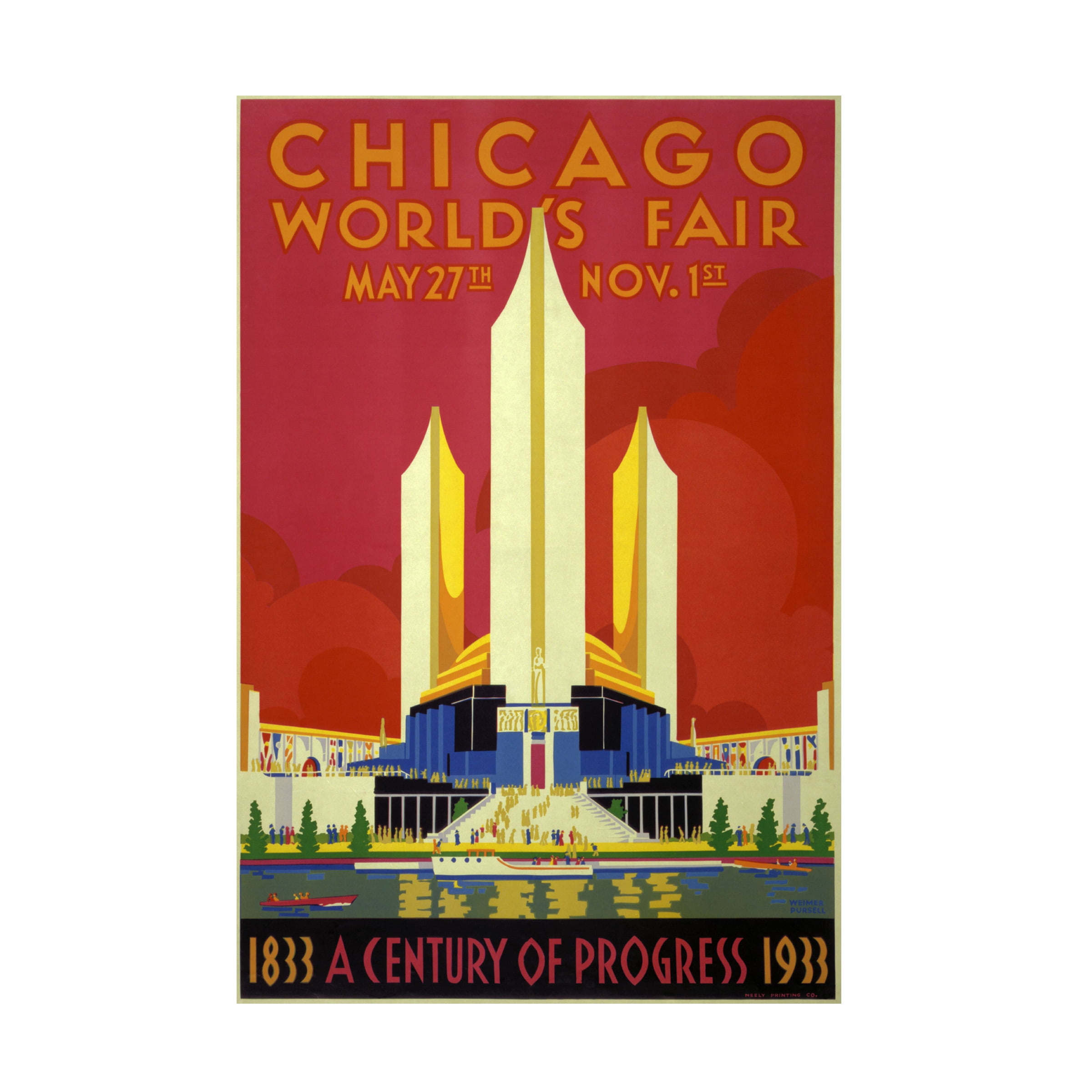 Unknown Artist 'Chicago Worlds Fair' Canvas Art