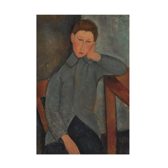 Modigliani 'The boy' Canvas Art