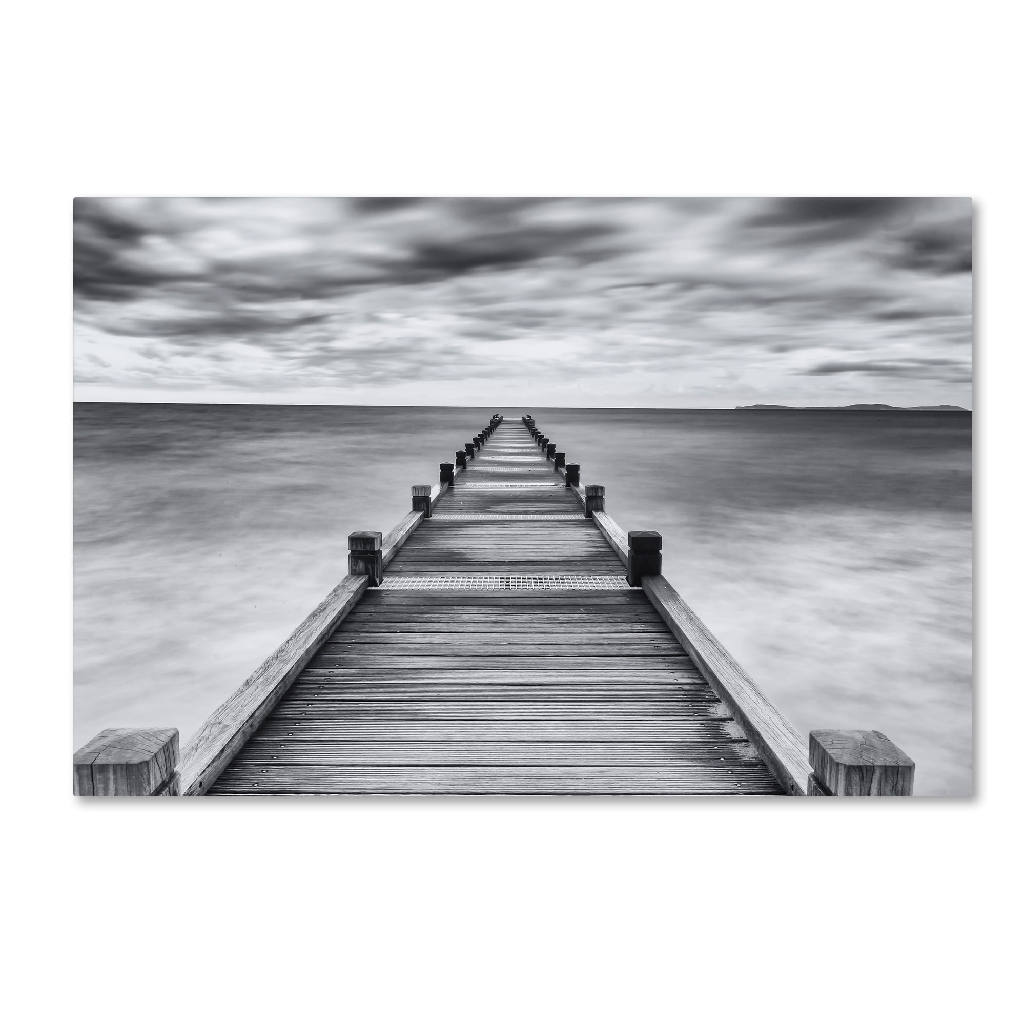 Jean-Louis Viretti 'Embarquement' Canvas Art