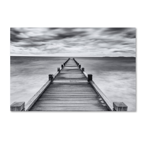 Jean-Louis Viretti 'Embarquement' Canvas Art