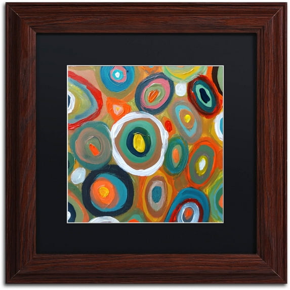 Sylvie Demers 'Carisma' Black Matted Framed Art
