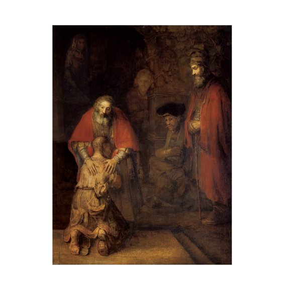 Rembrandt 'Return of the Prodigal Son' Canvas Art