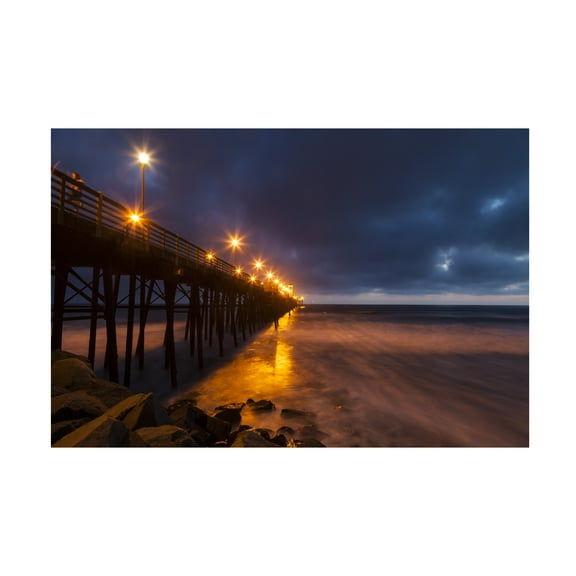 Chris Moyer 'Night Side' Canvas Art