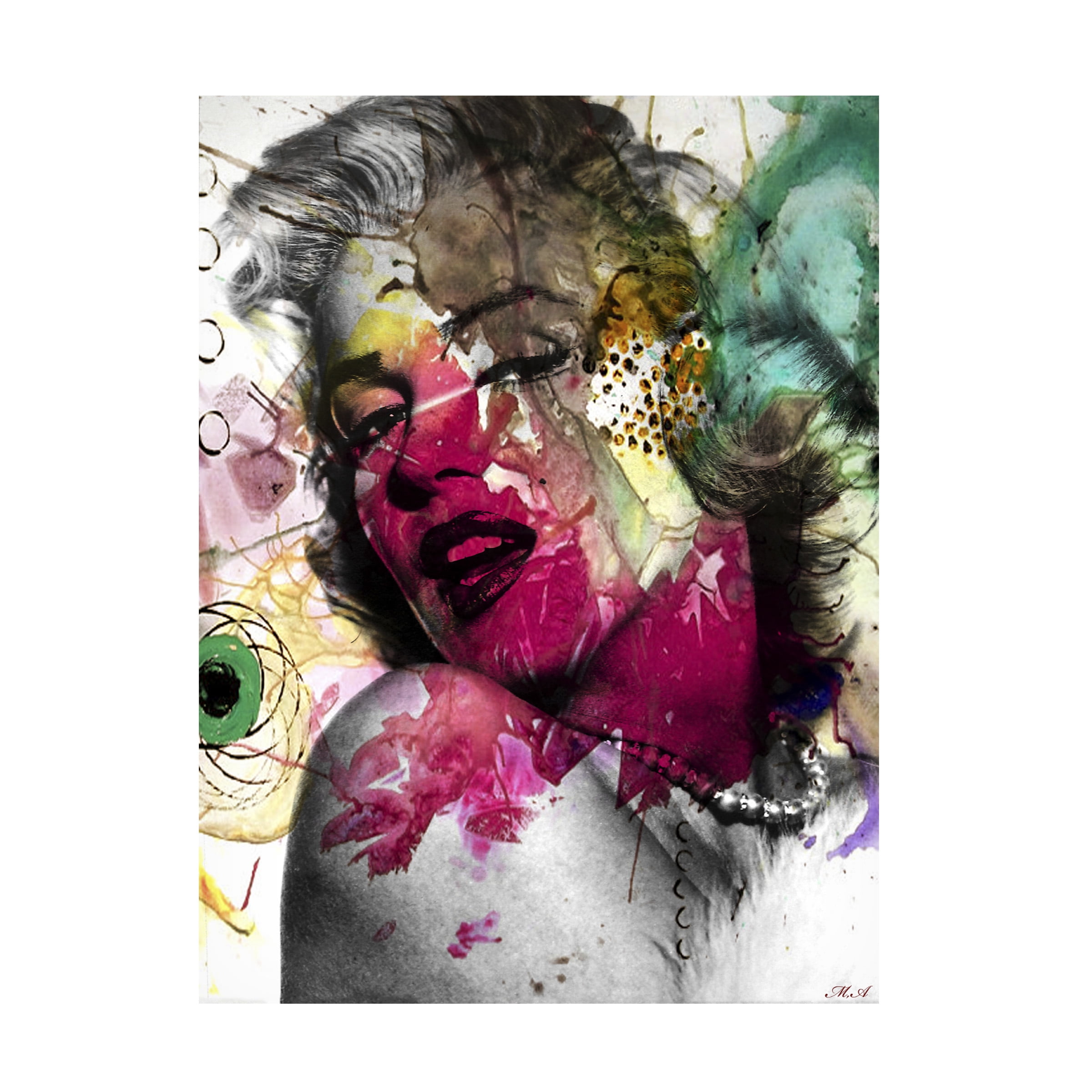 Mark Ashkenazi 'Marilyn Monroe II' Canvas Art