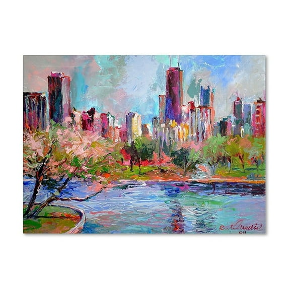 Trademark Fine Art Richard Wallich Cityscape 2 Canvas Wall Art - 14x19