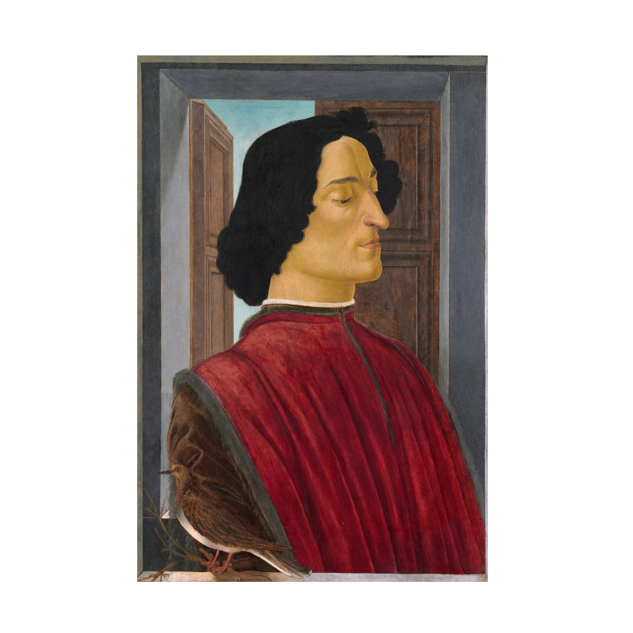 Botticelli 'Giuliano Di Medici' Canvas Art