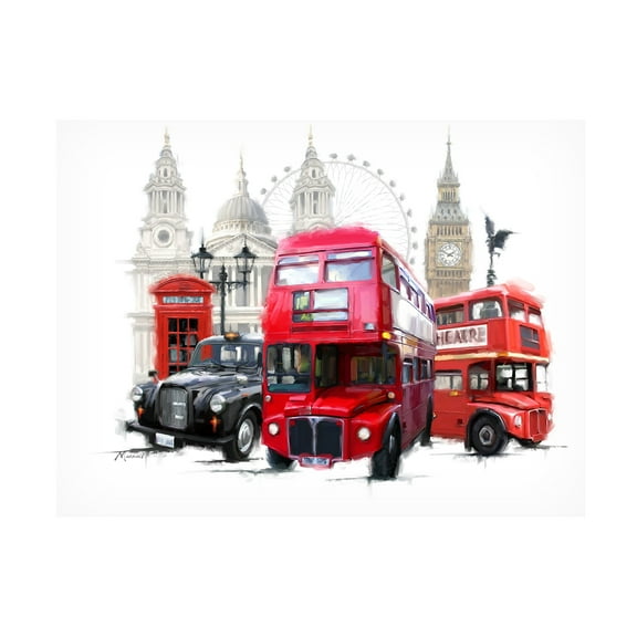 The Macneil Studio 'London Transport' Canvas Art
