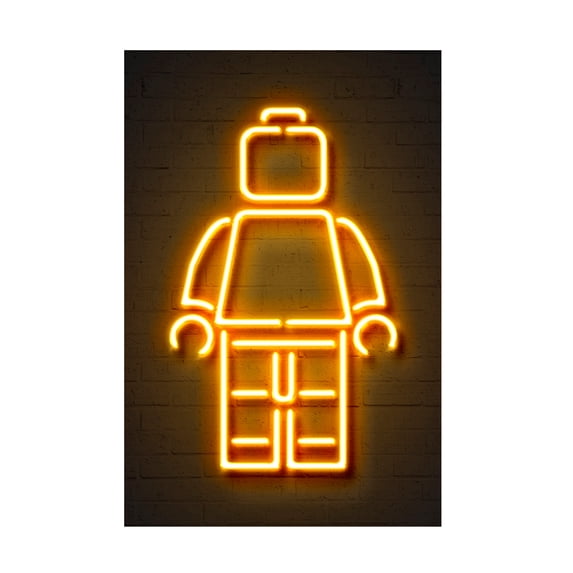 Trademark Fine Art Octavian Mielu Minifig Canvas Wall Art - 22x32