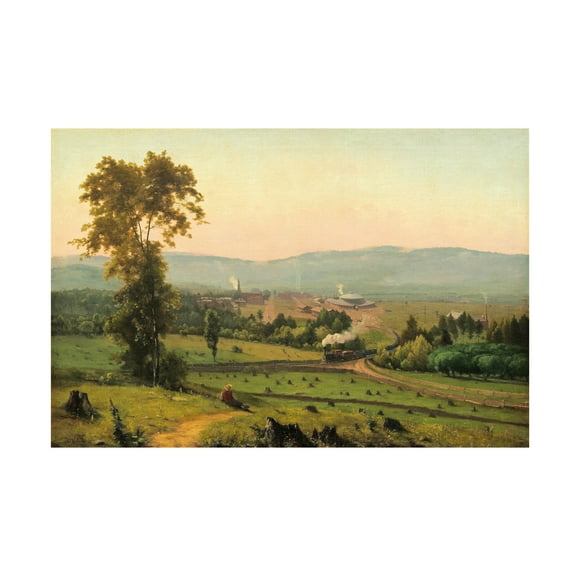 George Inness 'The Lackawanna Valley' Canvas Art