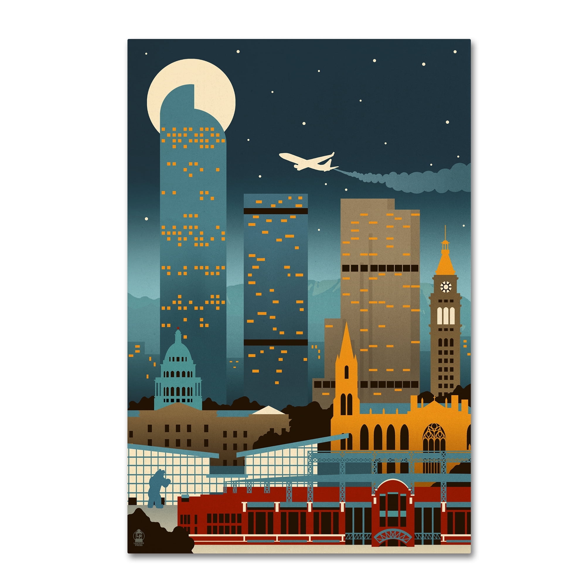 Lantern Press 'Travel 128' Canvas Art