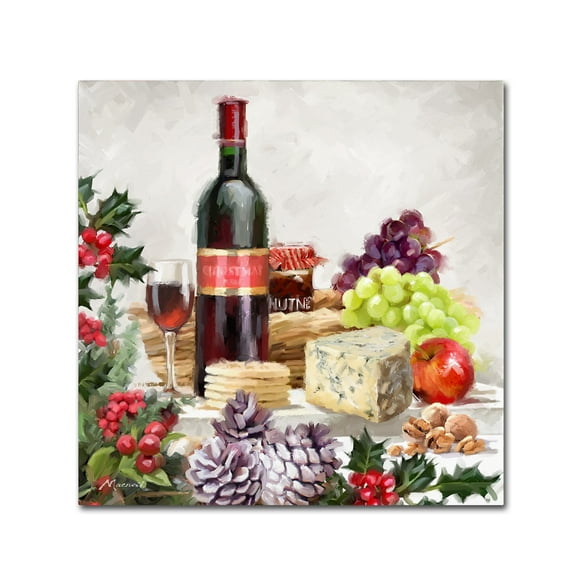 The Macneil Studio 'Xmas Food' Canvas Art