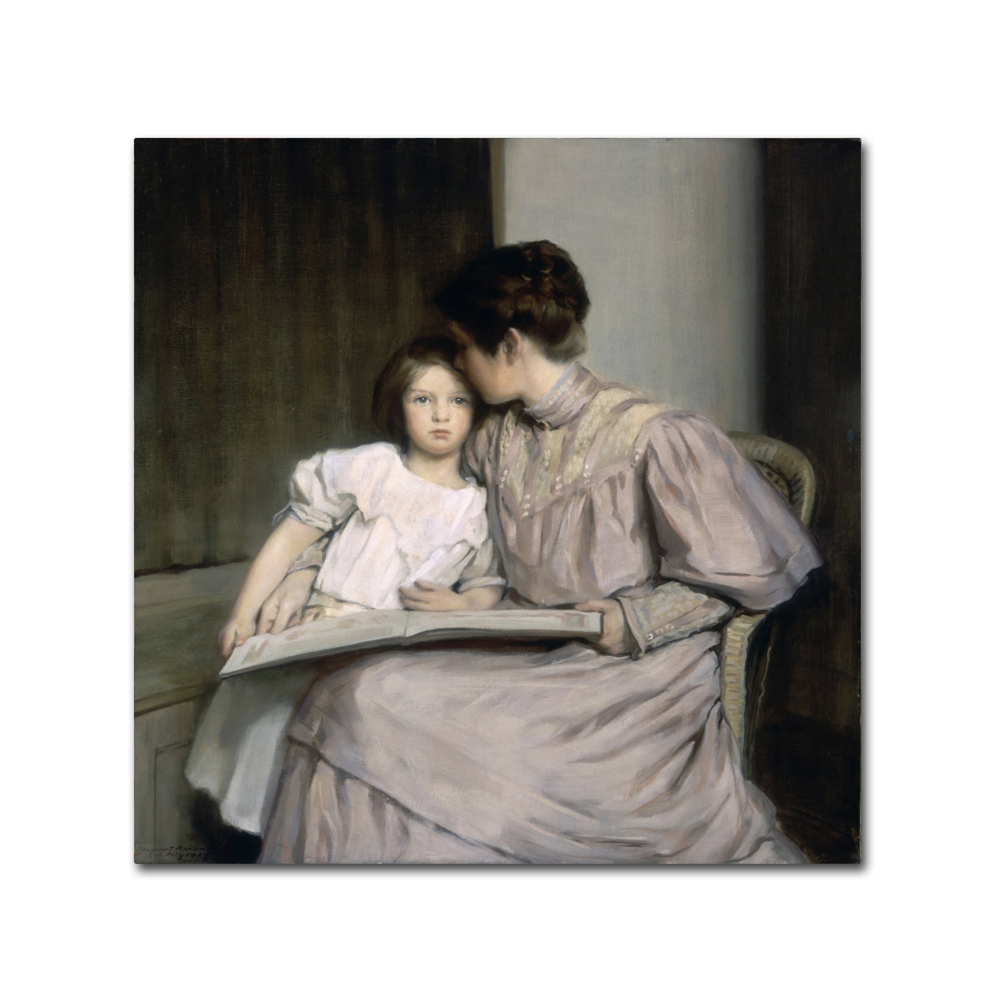 William Sergeant Kendall 'An Interlude' Canvas Art