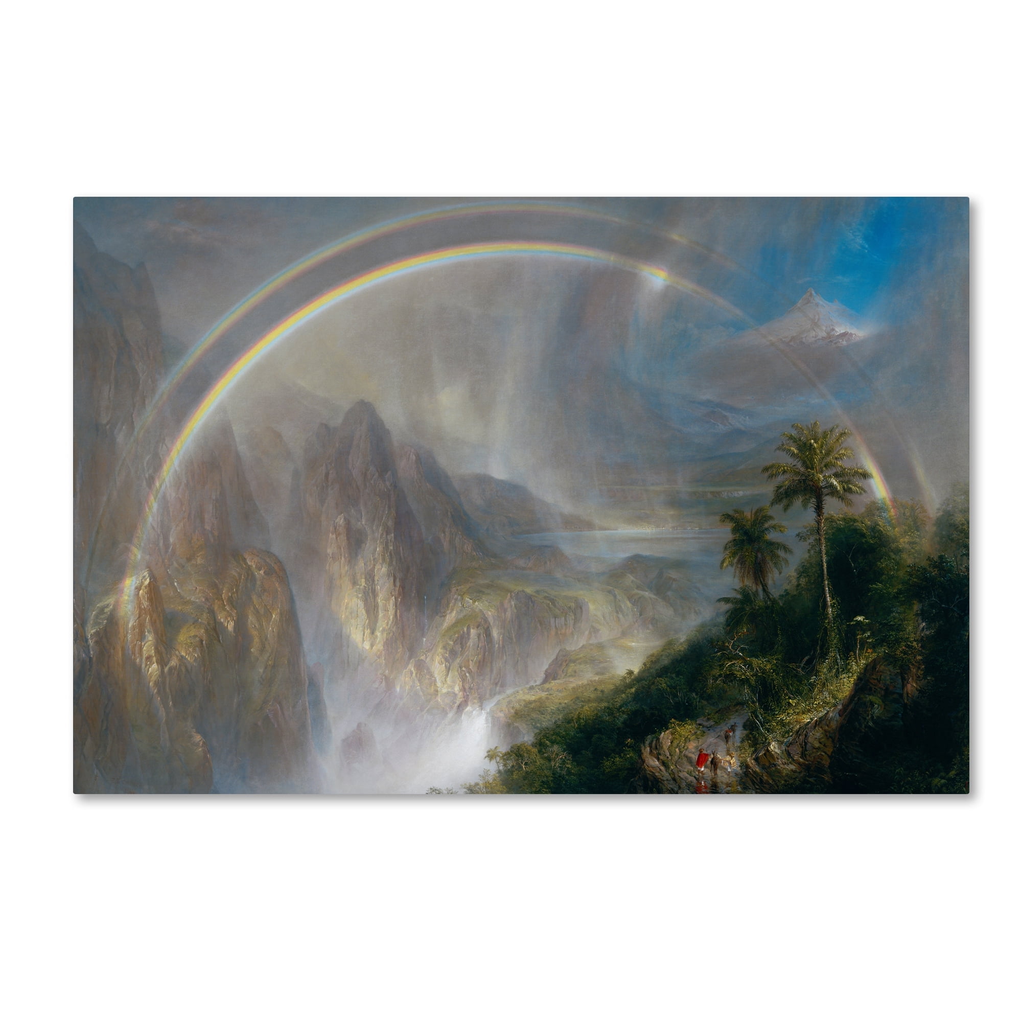 Church 'Rainy Season In The Tropics' Canvas Art