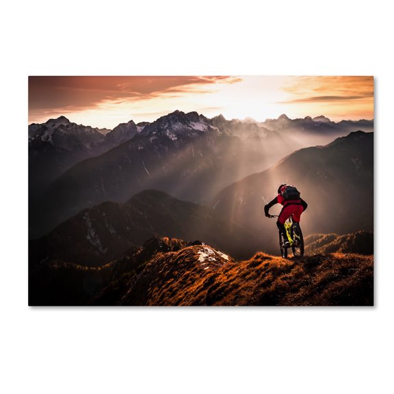 Sandi Bertoncelj 'Just Ride' Canvas Art