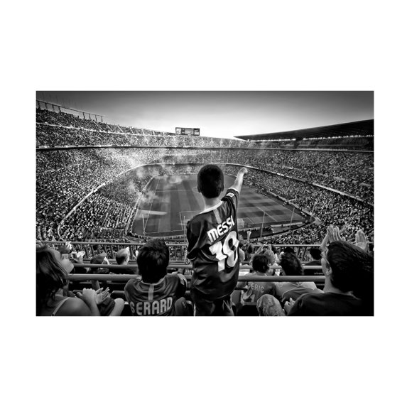 Clemens Geiger 'Cathedral Of Football' Canvas Art