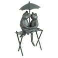 thumbnail image 1 of Pure Garden Frog Figurine for Flower Beds, Fairy Gardens, and More (Bronze), 1 of 8