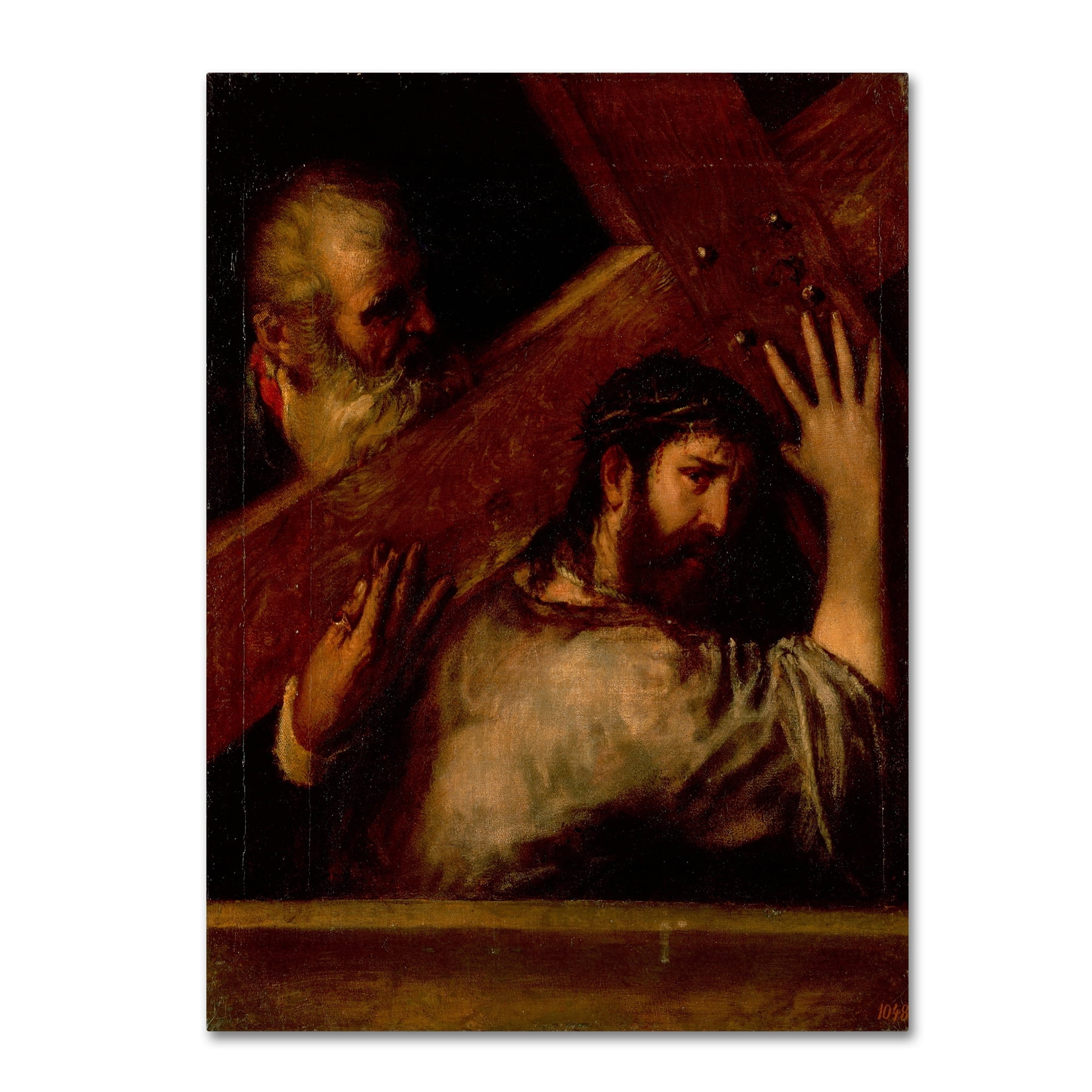 Titian 'Carrying Of The Cross' Canvas Art