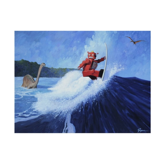 Eric Joyner 'Surfs Up' Canvas Art