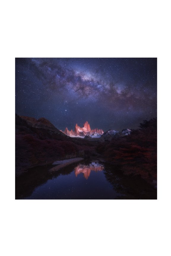 Yan Zhang 'Patagonia Autumn Night' Canvas Art