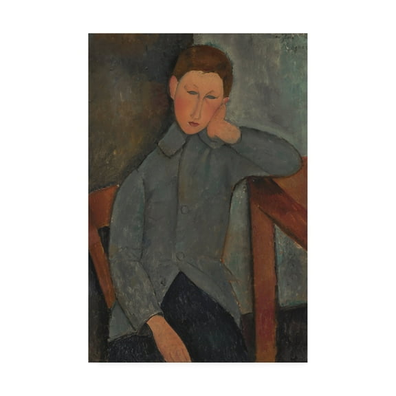 Modigliani 'The boy' Canvas Art