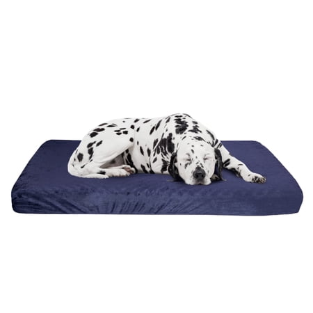 PETMAKER Egg Crate Orthopedic Pet Bed - 46" x 27", Navy Blue
