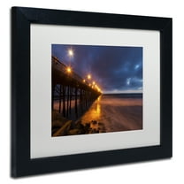 Chris Moyer 'Night Side' Matted Framed Art
