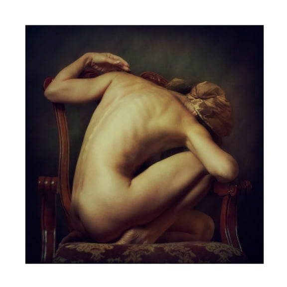 Zachar Rise 'Athletic model' Canvas Art