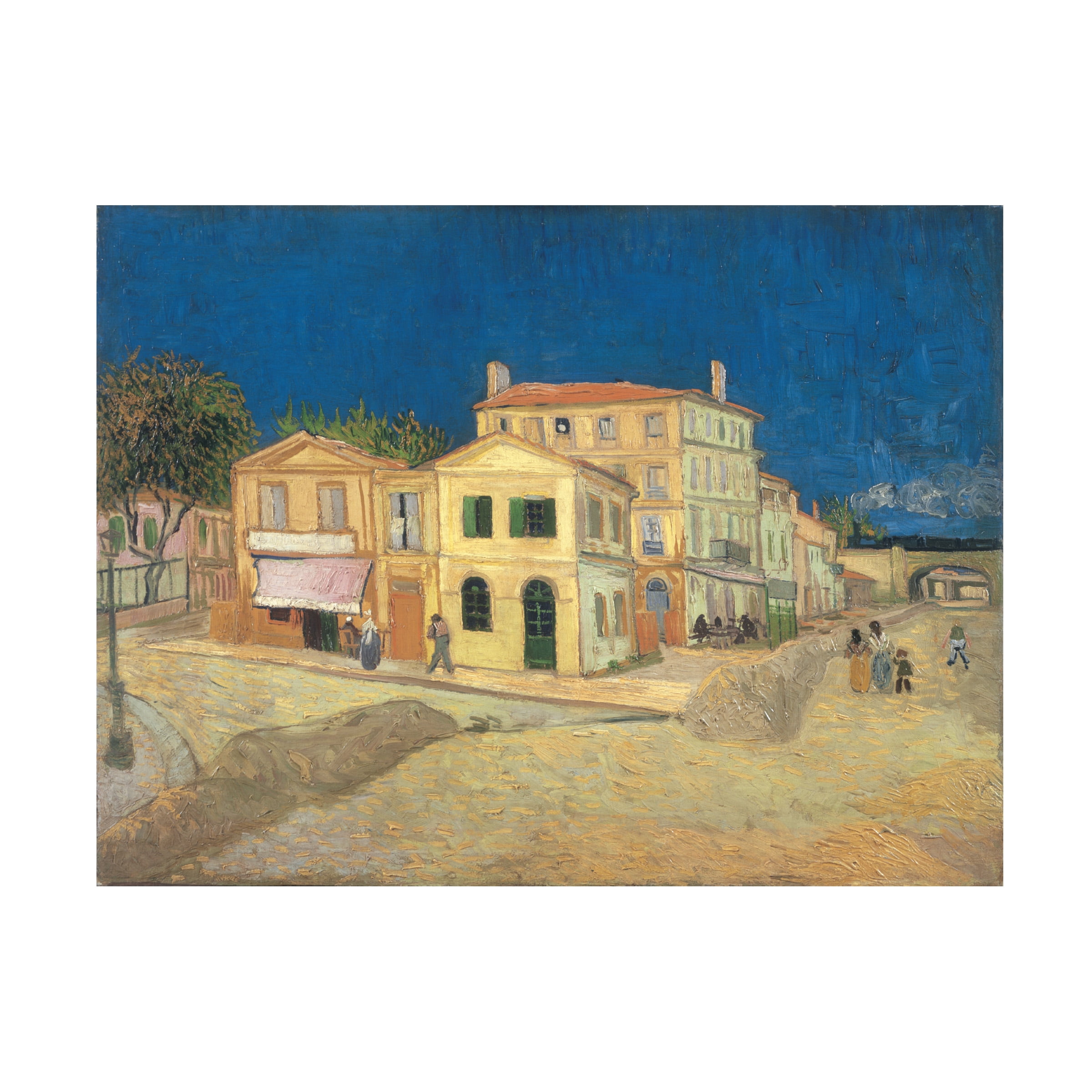 Vincent van Gogh 'The Yellow House' Canvas Art