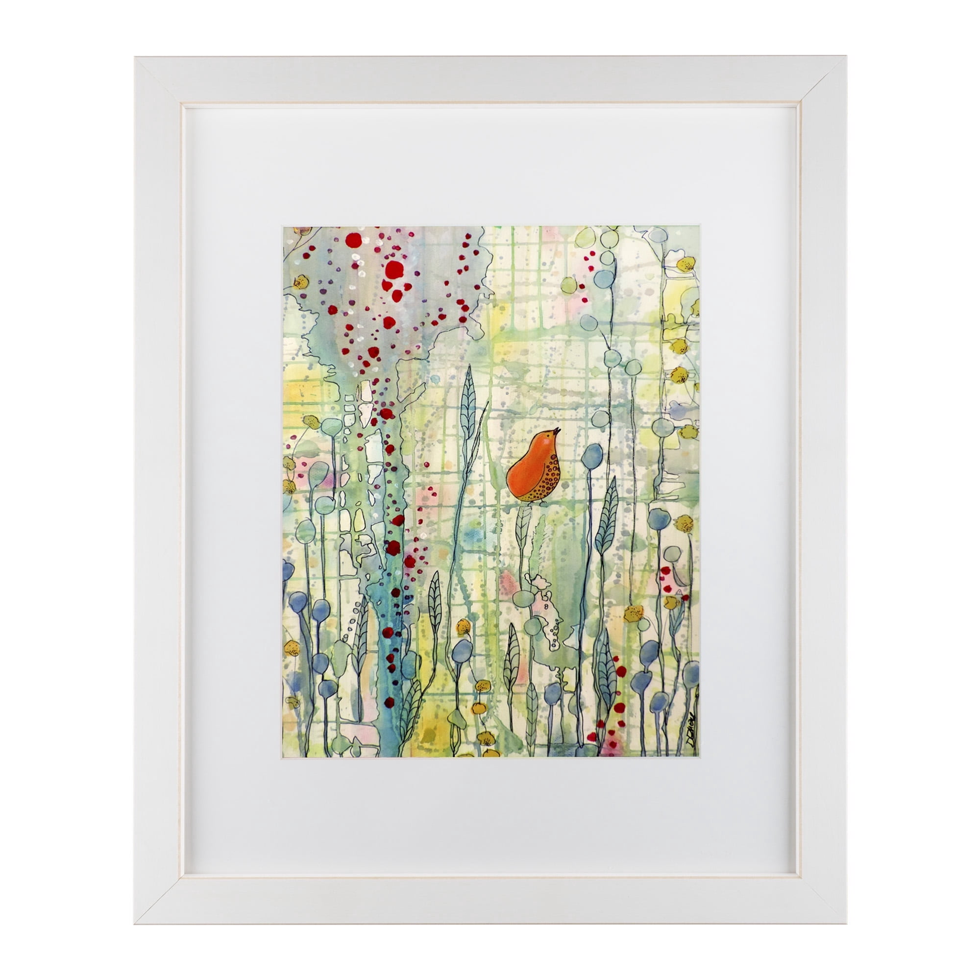 Sylvie Demers 'Alpha' Matted Framed Art