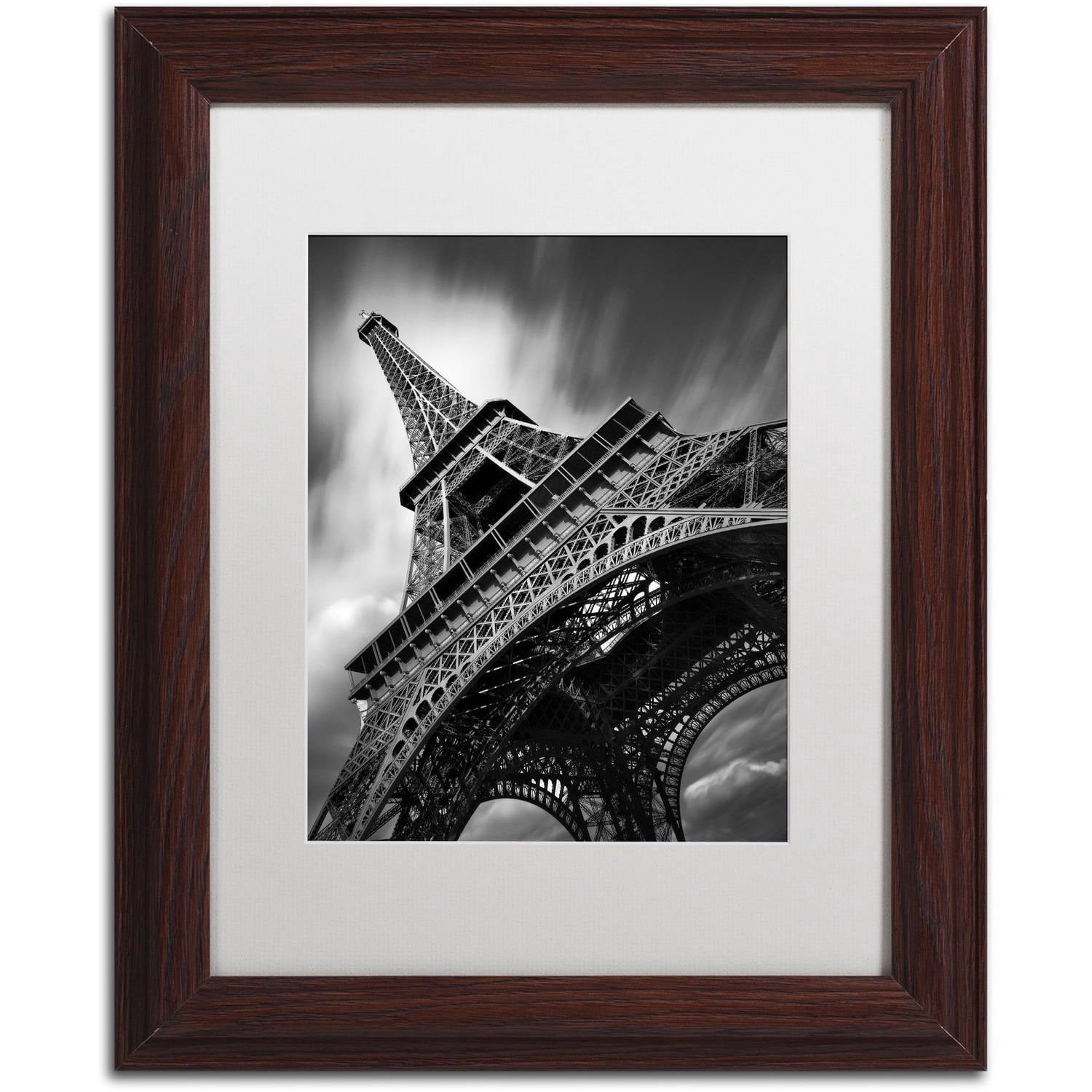 Moises Levy 'Eiffel Tower Study II' Matted Framed Art