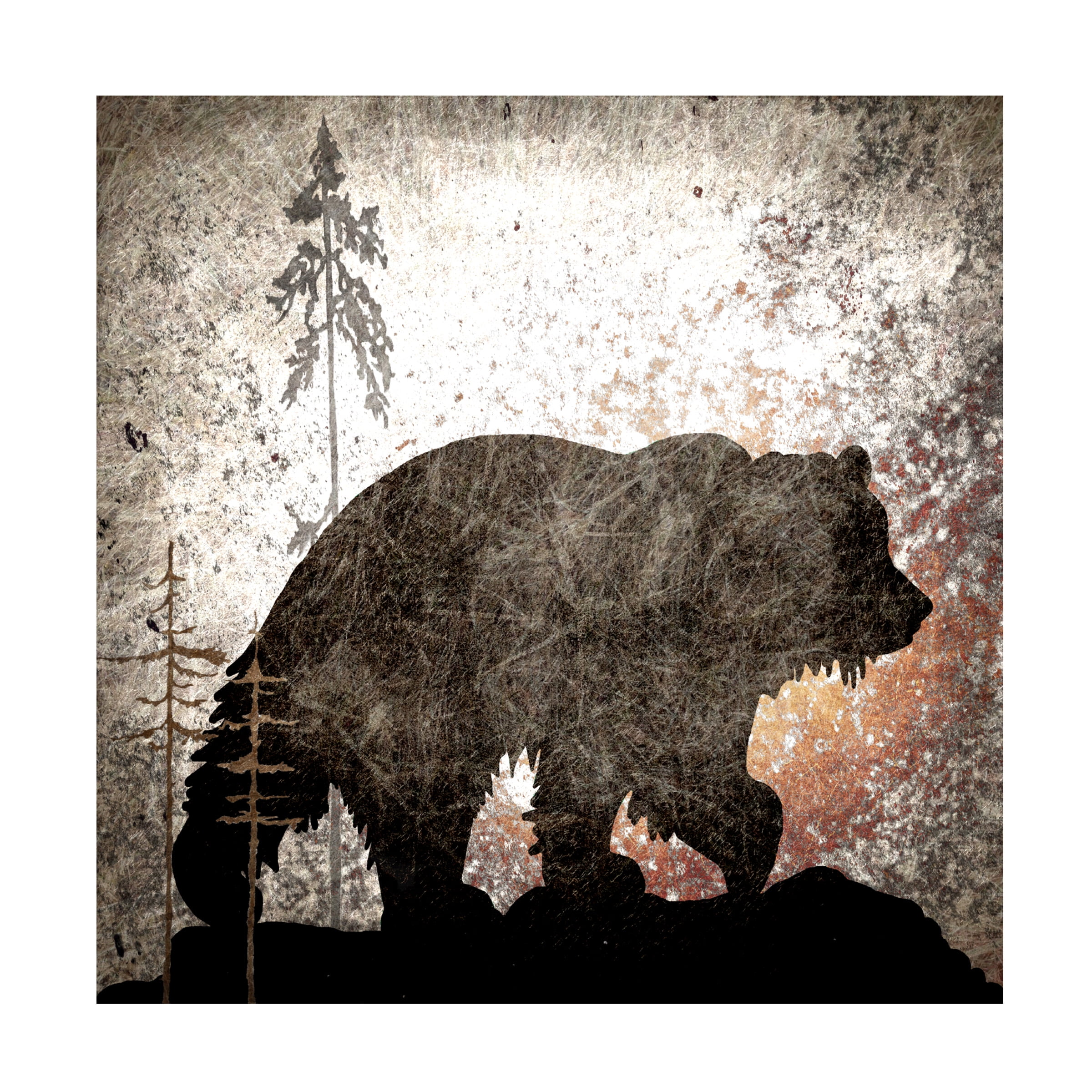 LightBoxJournal 'Calling Bear' Canvas Art