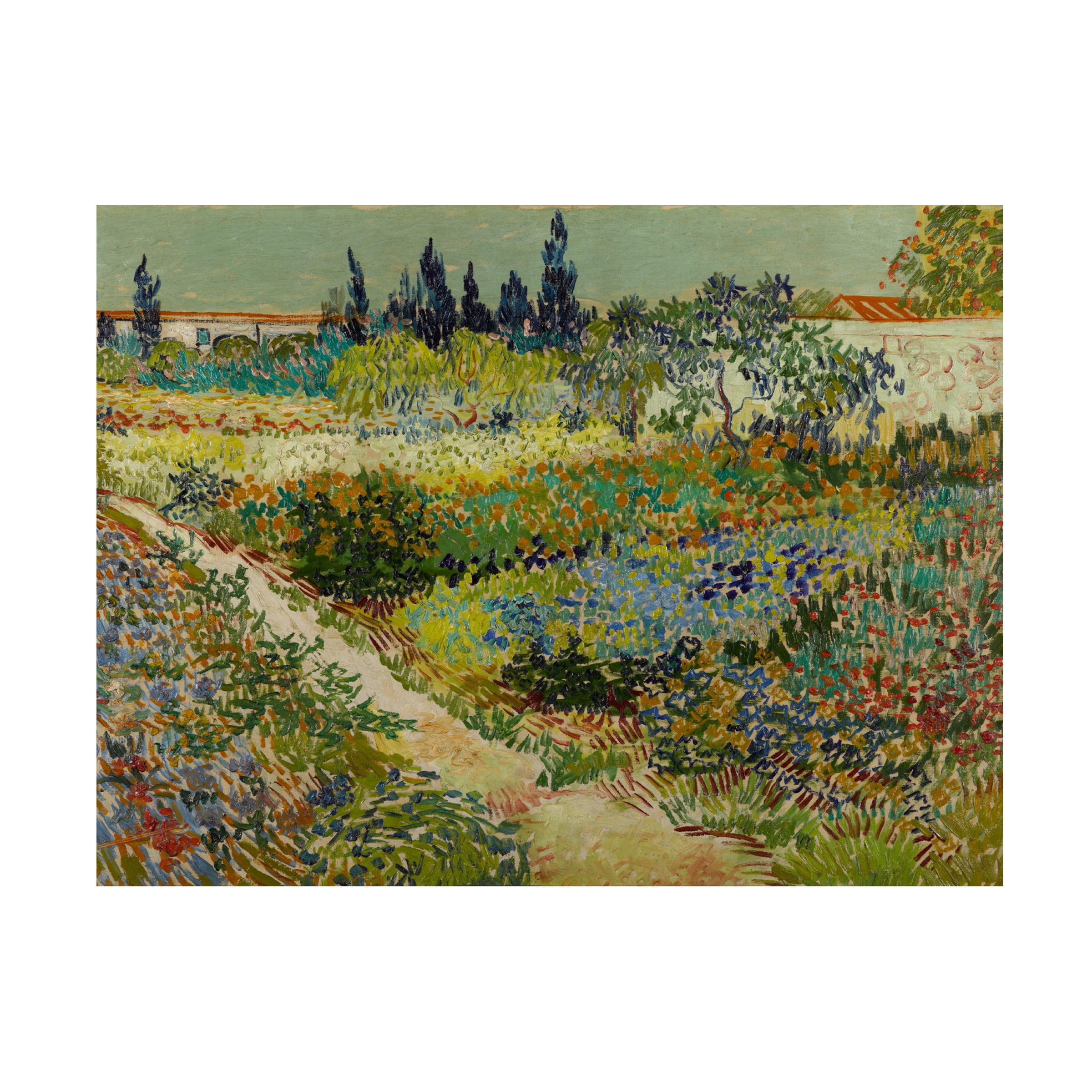 Van Gogh 'Garden At Arles' Canvas Art